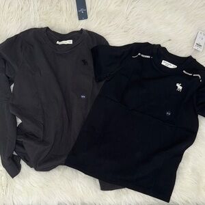 Abercrombie kids Black and Gray T-Shirts